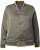 Ulla Popken Reversible Leopard Print College Collar Jacket Olive Grey - Chaquetas - 
