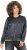 Ulla Popken Reversible Leopard Print College Collar Jacket Olive Grey - Chaquetas - 