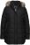 Ulla Popken HYPRAR Quilted Jacket Black - Chaquetas - 