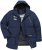 JAY-PI Warm Quilted Parka Dual Function, Wind and Water Repellant Navy - Chaquetas - Chaquetas Tallas Grandes 2XL-8XL