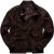 JP1880 Leather Jacket Goat Suede Espresso Brown - Chaquetas - Chaquetas Tallas Grandes 2XL-8XL