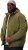 STHUGE Bomber Jacket With Hood Green - Chaquetas - Chaquetas Tallas Grandes 2XL-8XL