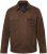 JP1880 Leather Jacket Nubuck Shirt Collar Brown - Chaquetas - Chaquetas Tallas Grandes 2XL-8XL