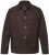 JP1880 Leather Jacket Goat Suede Shirt Collar Dark Brown - Chaquetas - Chaquetas Tallas Grandes 2XL-8XL