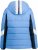 Ulla Popken HYPRAR Chevron Stripe Triple Function Quilted Fully Lined Ski Jacket Pastel Petrol - Chaquetas - 