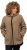 Ulla Popken Long Sleeve Hooded Teddy Jacket Putty - Chaquetas - 