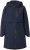 Ulla Popken Hooded with Zippered Pockets and Zippered Side Slits Jacket Navy - Chaquetas - 