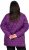 Ulla Popken HYPRAR Water-Repellent Quilted Jacket Plum - Chaquetas - 