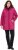Ulla Popken HYPRAR Mixed Texture Water-Repellent Jacket Ruby - Chaquetas - 