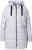 Ulla Popken HYPRAR Wave Quilted Water-Repellent Jacket Off-White - Chaquetas - 