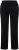 Ulla Popken Side Stripe Adjustable Drawstring Waist Joggers Black - Vaqueros & Pantalones de Mujer Tallas Grandes – Plus Size - 