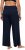 Ulla Popken Wide Leg Smocked Waist Knit Pants Night Blue - Vaqueros & Pantalones de Mujer Tallas Grandes – Plus Size - Vaqueros y pantalones, EU 42-70