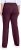 Ulla Popken Bengaline Elastic Waist Thermal Pants Aubergine - Vaqueros & Pantalones de Mujer Tallas Grandes – Plus Size - 