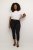 Kaffe Curve Ana Cropped Twill Jeggings Negro intenso - Vaqueros & Pantalones de Mujer Tallas Grandes – Plus Size - 