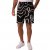 JP1880 Bermuda Shorts Soft Viscose All-over Print Black - Pantalones cortos - Pantalones cortos W40-W60