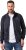 JP1880 Soft Goatskin Suede Leather Jacket Navy - Chaquetas de cuero - Chaquetas de cuero en tallas grandes
