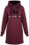 Nora Mikken KADRI Long Hoodie Burgundy - Sudaderas - 
