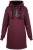Nora Mikken KADRI WHITE Long Hoodie Burgundy - Sudaderas - 