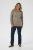 Kaffe Curve Linia Boatneck Pullover Morel Melange with Silver Lurex - Jerséis de punto - 