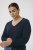Kaffe Curve Lizzy Long Sleeve Pullover Midnight Marine - Jerséis de punto - 