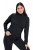 Ulla Popken Basic Long Sleeve Slim Fit Turtleneck Black - Sudaderas y hoodies - Sudaderas, Hoodies y Punto Cómodos