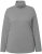 Ulla Popken Basic Long Sleeve Slim Fit Turtleneck Light Grey Melange - Sudaderas y hoodies - 