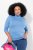 Ulla Popken Basic Long Sleeve Slim Fit Turtleneck Light Cornflower - Sudaderas y hoodies - Sudaderas, Hoodies y Punto Cómodos