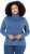 Ulla Popken Basic Long Sleeve Slim Fit Turtleneck Ink Blue - Sudaderas y hoodies - 