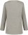 Ulla Popken Back To Basics V-Neck Relaxed Fit Cotton Tee Light Grey Melange - Camisetas - 