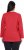 Ulla Popken Back To Basics V-Neck Relaxed Fit Cotton Tee Salsa Red - Camisetas - 