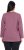 Ulla Popken Back To Basics V-Neck Relaxed Fit Cotton Tee Dark Rose - Camisetas - 