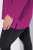 Ulla Popken Back To Basics V-Neck Relaxed Fit Cotton Tee Berry - Camisetas - Camisetas para mujer