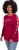 Ulla Popken Rhinestone Accent Statement Cutout Sleeve Stretch Knit Top Wine Red - Camisetas estampadas para mujer - 