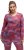Ulla Popken Graphic Print Recycled Polyester Quick Dry Stretch Top Salsa Red - Camisetas estampadas para mujer - 