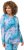Ulla Popken Marble Ski Top with Gaiter Bright Turquoise - Camisetas estampadas para mujer - 