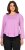 Ulla Popken Layered Look Memories Embroidered Long Sleeve Tee Amethyst - Camisetas estampadas para mujer - 