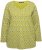 Ulla Popken Allover Graphic Long Sleeve Tee Avocado Green - Camisetas estampadas para mujer - 