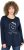 Ulla Popken Metallic Graphic Holiday Tee Navy - Camisetas estampadas para mujer - 