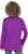 Ulla Popken Metallic Graphic Holiday Tee Dark Purple - Camisetas estampadas para mujer - 