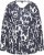 Ulla Popken Quick Drying Abstract Print Tee Black - Camisetas estampadas para mujer - 