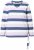 Ulla Popken Striped Knotted Hem Long Sleeve Tee Lavender - Camisetas estampadas para mujer - 