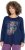 Ulla Popken Inverted Seam Long Sleeve Graphic Tee Ink Blue - Camisetas - 