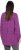 Ulla Popken Pleated Confetti Print Long Sleeve Tee Light Plum - Camisetas estampadas para mujer - 