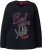 Ulla Popken Motivational Graphic Long Sleeve Tee Black - Camisetas estampadas para mujer - 