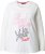Ulla Popken Motivational Graphic Long Sleeve Tee Off-White - Camisetas estampadas para mujer - 