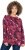 Ulla Popken Abstract Print Long Sleeve Tee Dark Ruby - Camisetas estampadas para mujer - 