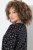 Ulla Popken Allover Printed Long Sleeve Tee Black - Camisetas estampadas para mujer - Camisetas estampadas para mujer