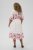 Kaffe Curve Rosa Midi Dress White Rose Border Flower - Vestidos - 