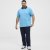 North Latitude Polo Pique Printed Turquoise - Polos - Polos 2XL-8XL