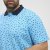 North Latitude Polo Pique Printed Turquoise - Polos - Polos 2XL-8XL